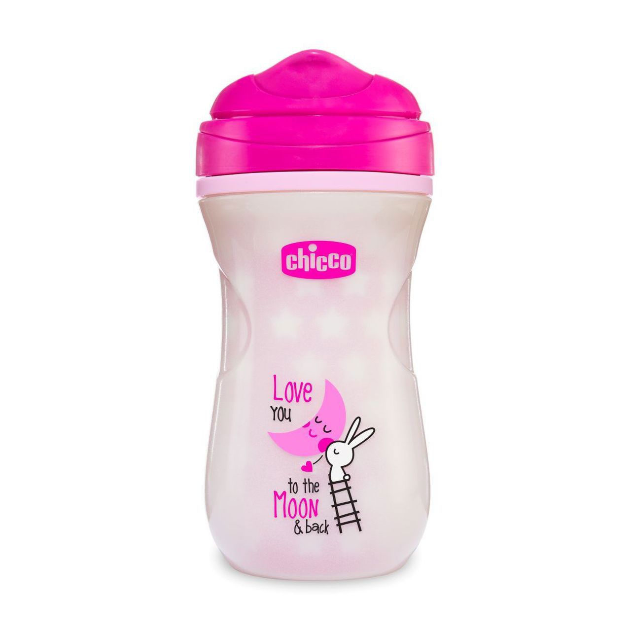 Tazza Borraccia 266ml Chicco Anti-Goccia Illumina al buio Glowing - 14M+
