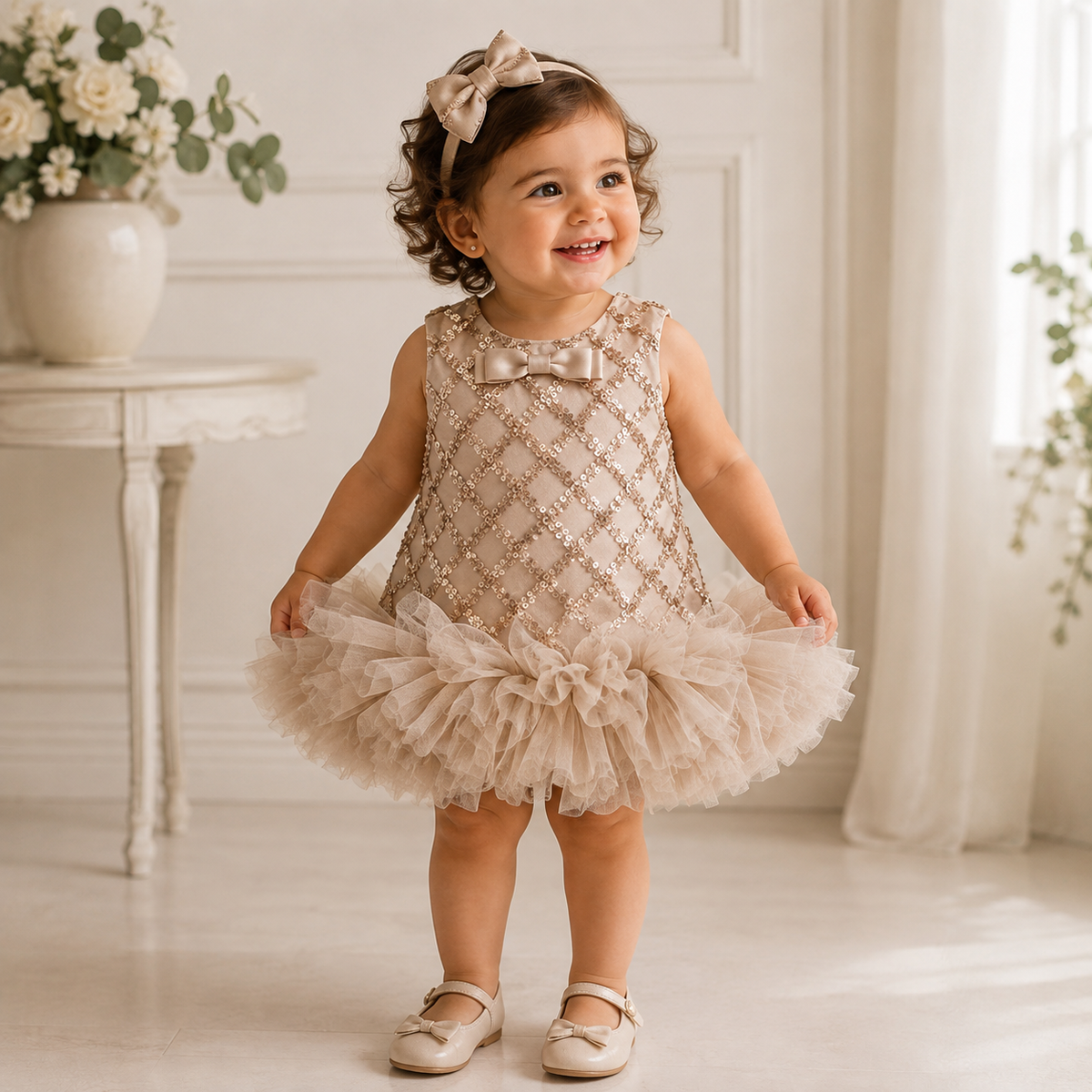 Elegante Abito da Cerimonia per Bambine - Raffinato e Sofisticato