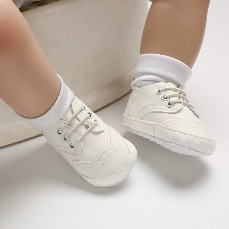 Scarpette Neonato Eleganti Stile Oxford – Morbide, Leggere e Antiscivolo