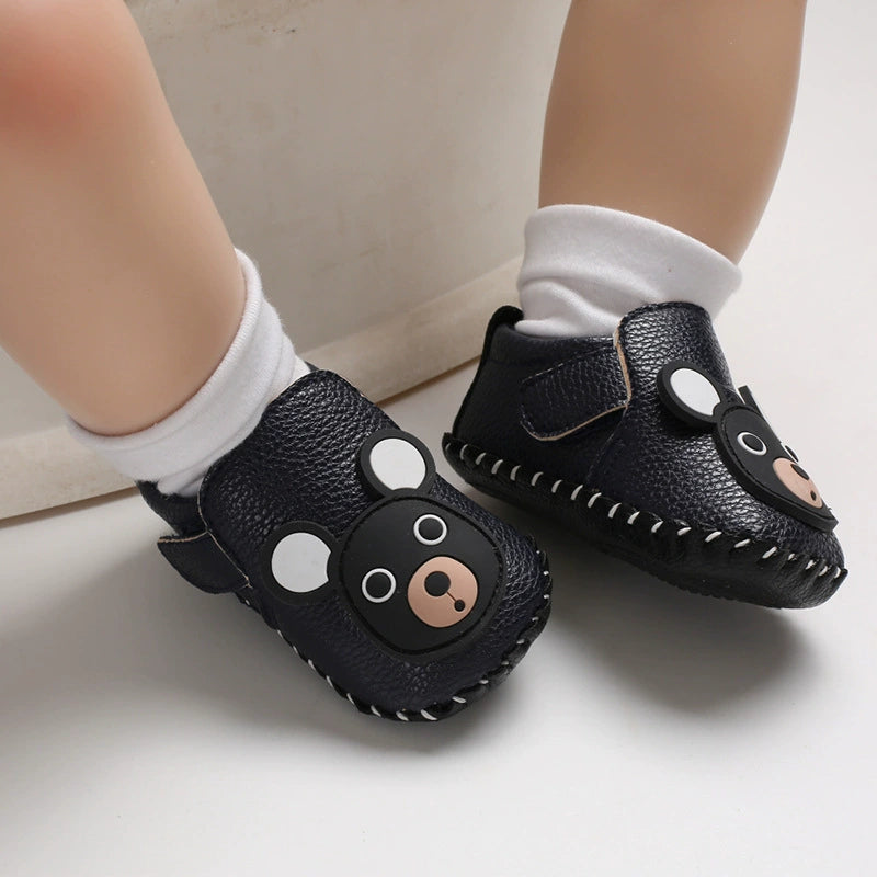 Scarpette Neonato Antiscivolo con Orsetto – Morbide e Comode