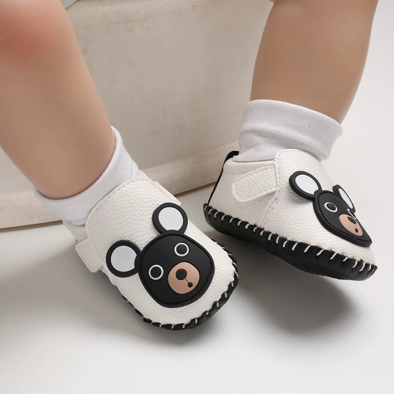 Scarpette Neonato Antiscivolo con Orsetto – Morbide e Comode