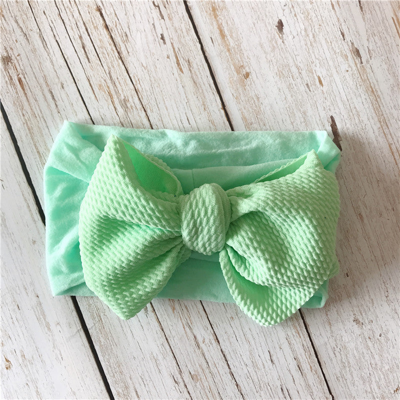 Fasce Neonata con Maxi Fiocco   Set di Colori Vivaci