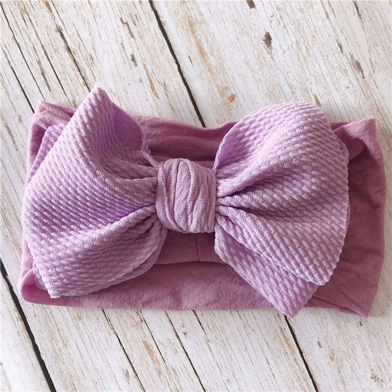 Fasce Neonata con Maxi Fiocco   Set di Colori Vivaci