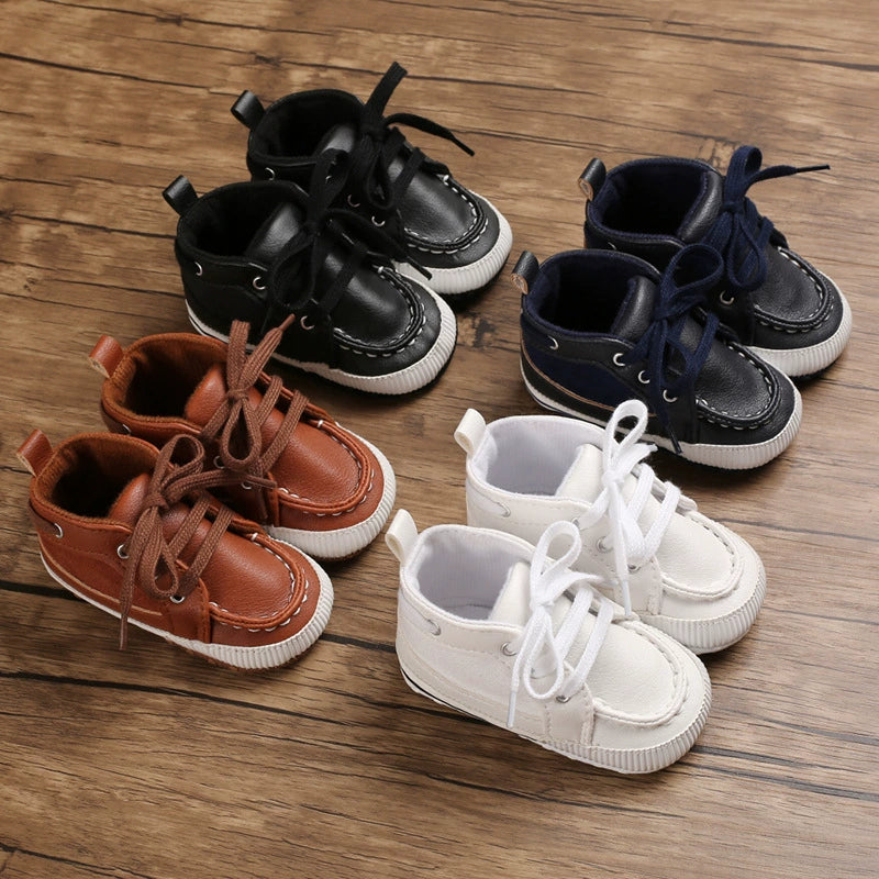Sneakers Mocassino Neonato – Morbide, Antiscivolo e Super Comode