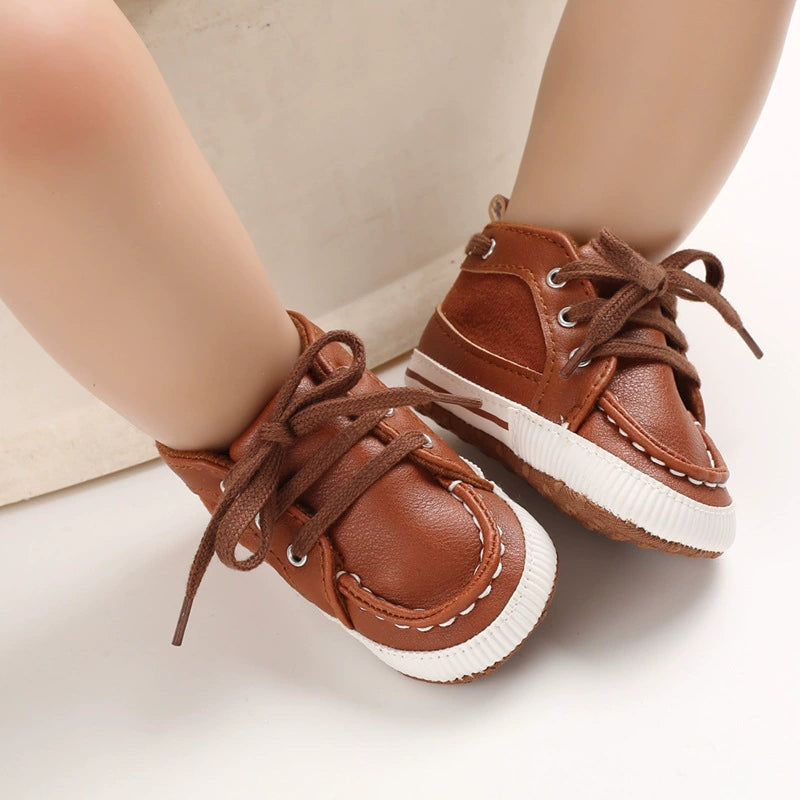 Sneakers Mocassino Neonato – Morbide, Antiscivolo e Super Comode