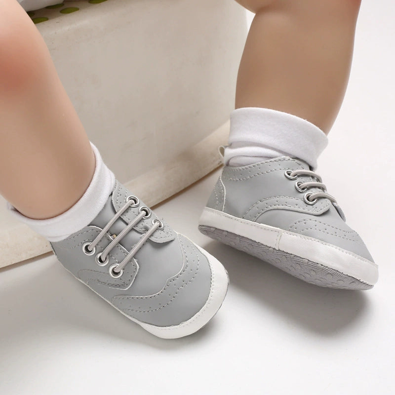 Scarpette Neonato Eleganti Stile Oxford – Morbide, Leggere e Antiscivolo