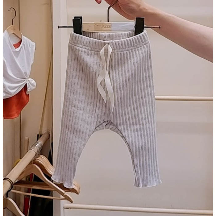 Pantalone Bimba  in Maglia a Costine