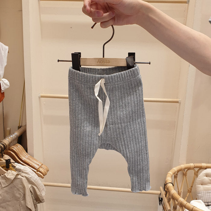 Pantalone Bimba  in Maglia a Costine