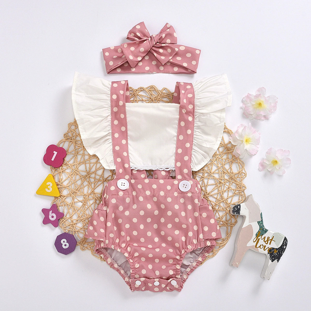 Pagliaccetto + fascia estivo bimba