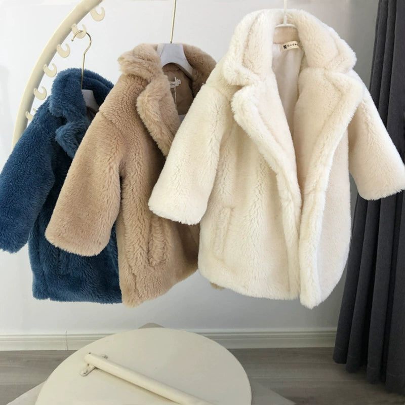 Cappotto Bimba/Bimbo in Morbida Pelliccia Sintetica – Super Caldo e Morbidissimo