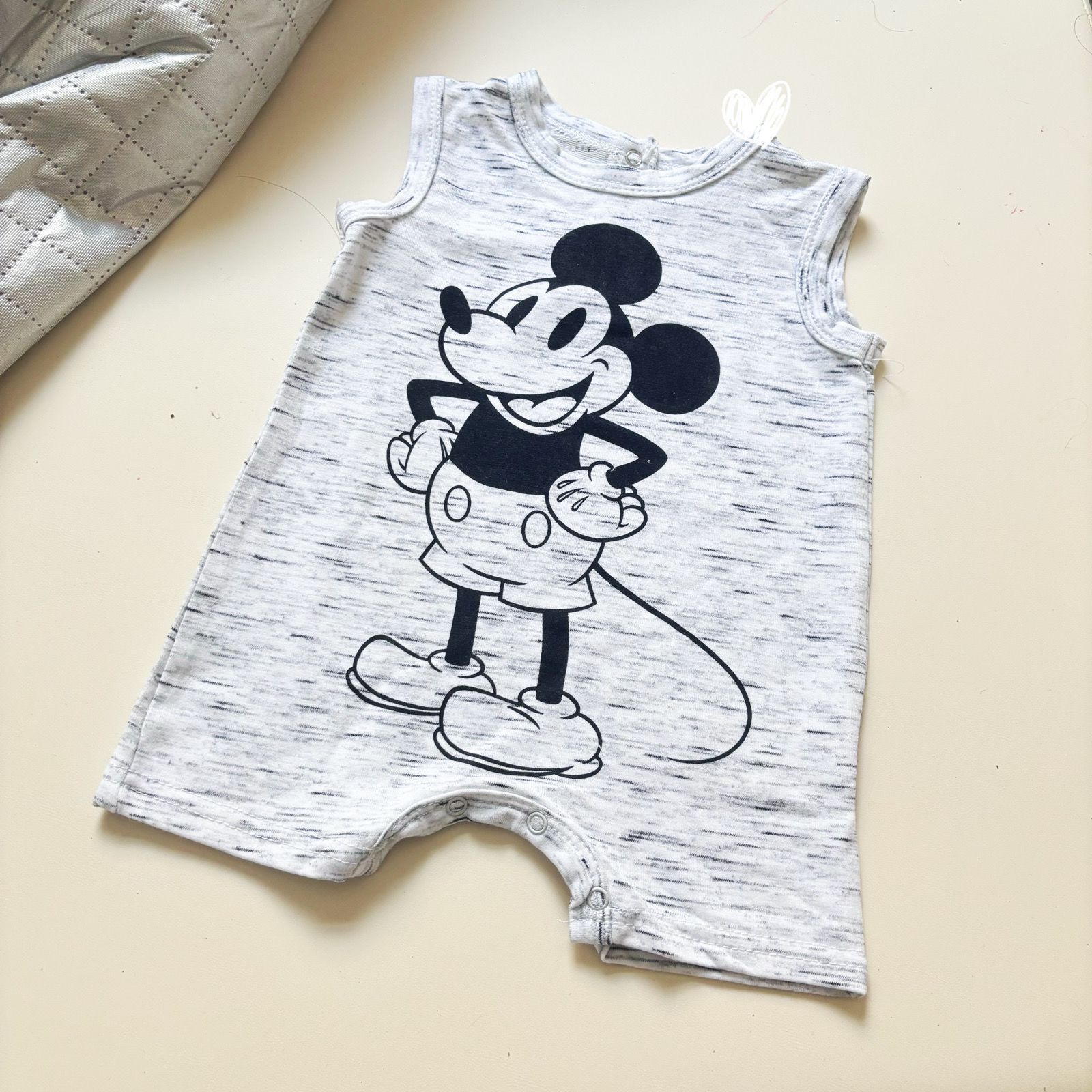 Pagliaccetto Estivo Grigio Legend Mickey