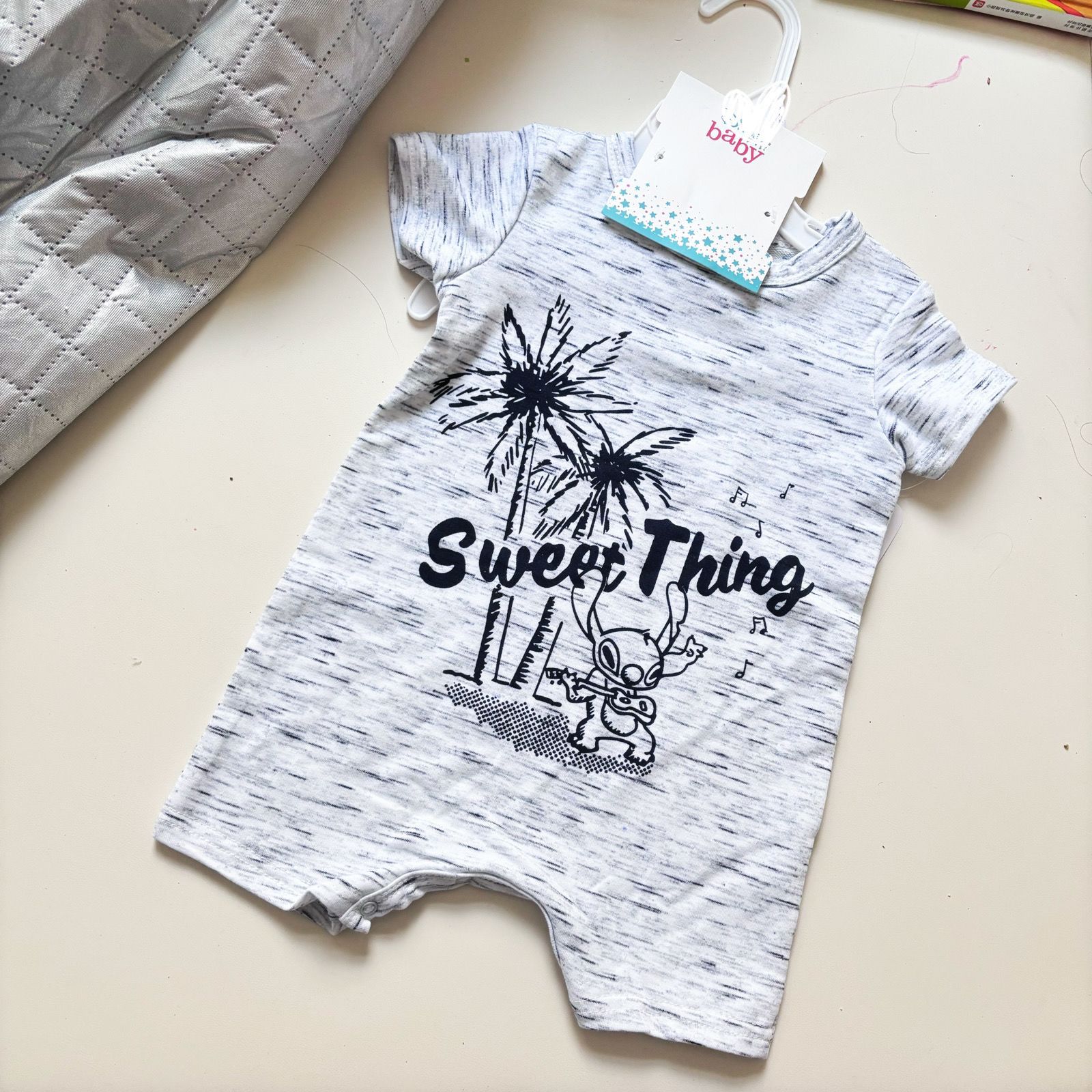 Pagliaccetto Estivo Grigio Legend Stitch