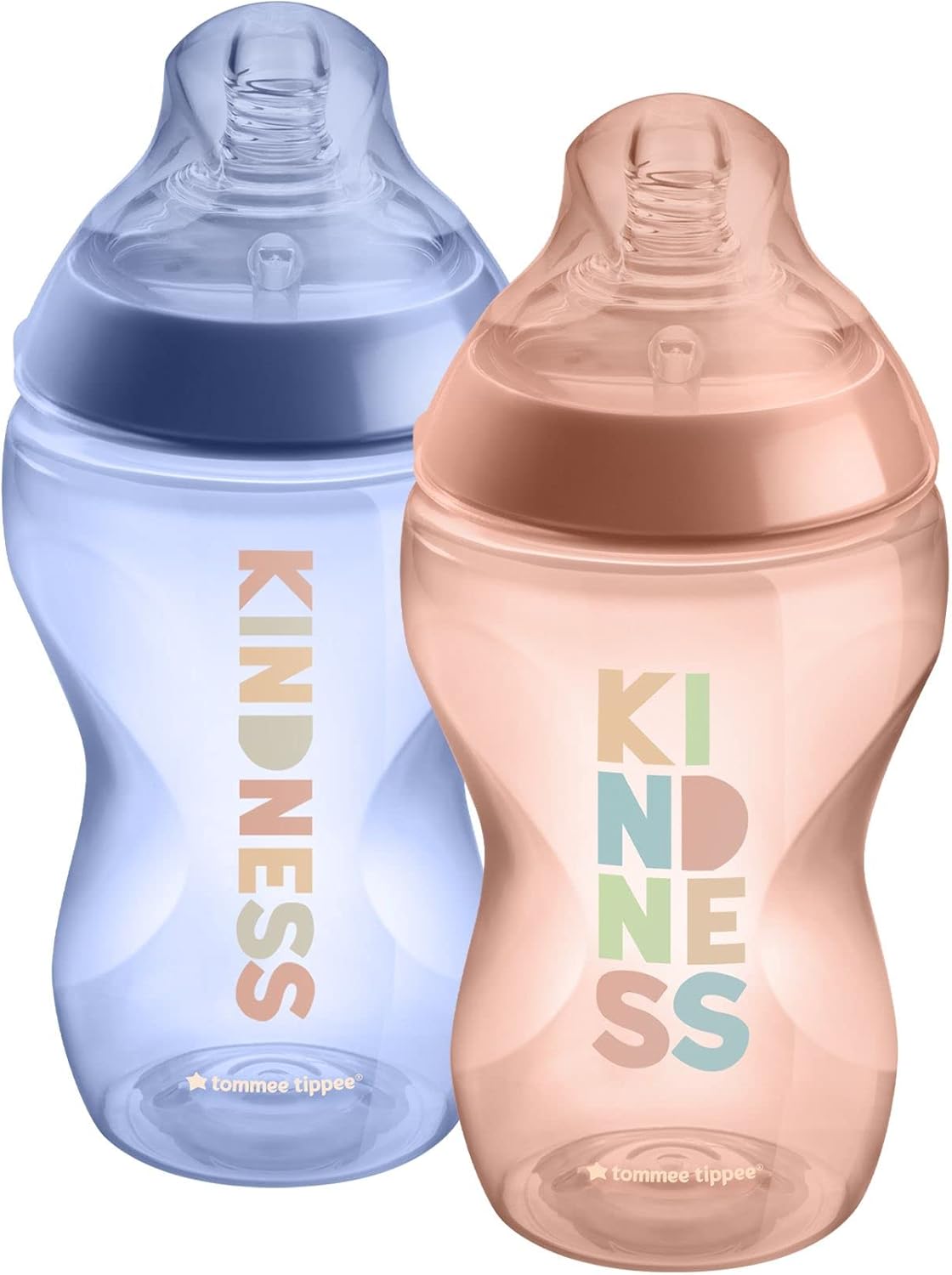 Closer to Nature 2 Biberon 260ml 0m+ Rosa e Azzurro
