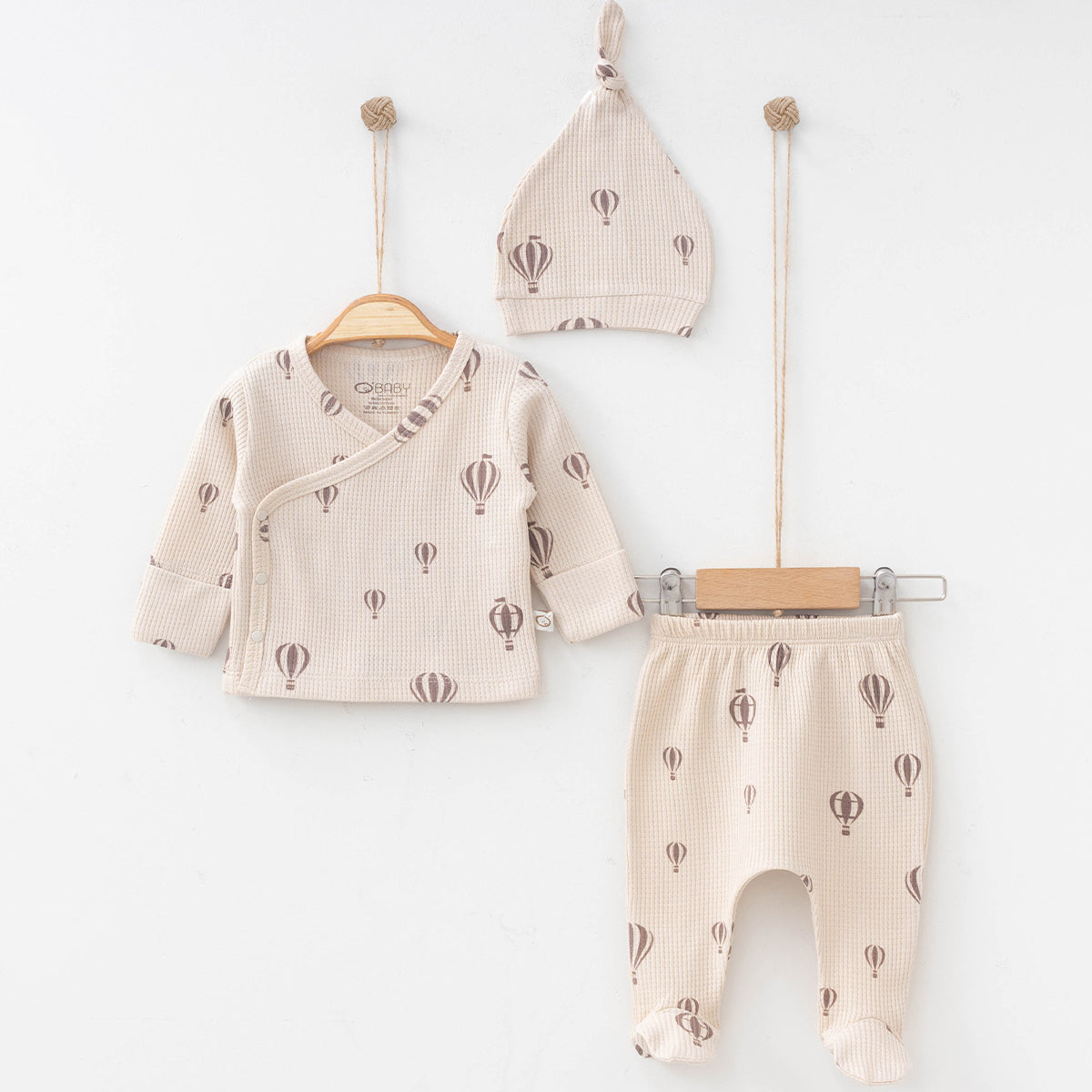 Set Neonato/ Bimbo 5 Pezzi in Cotone –  100% cotone