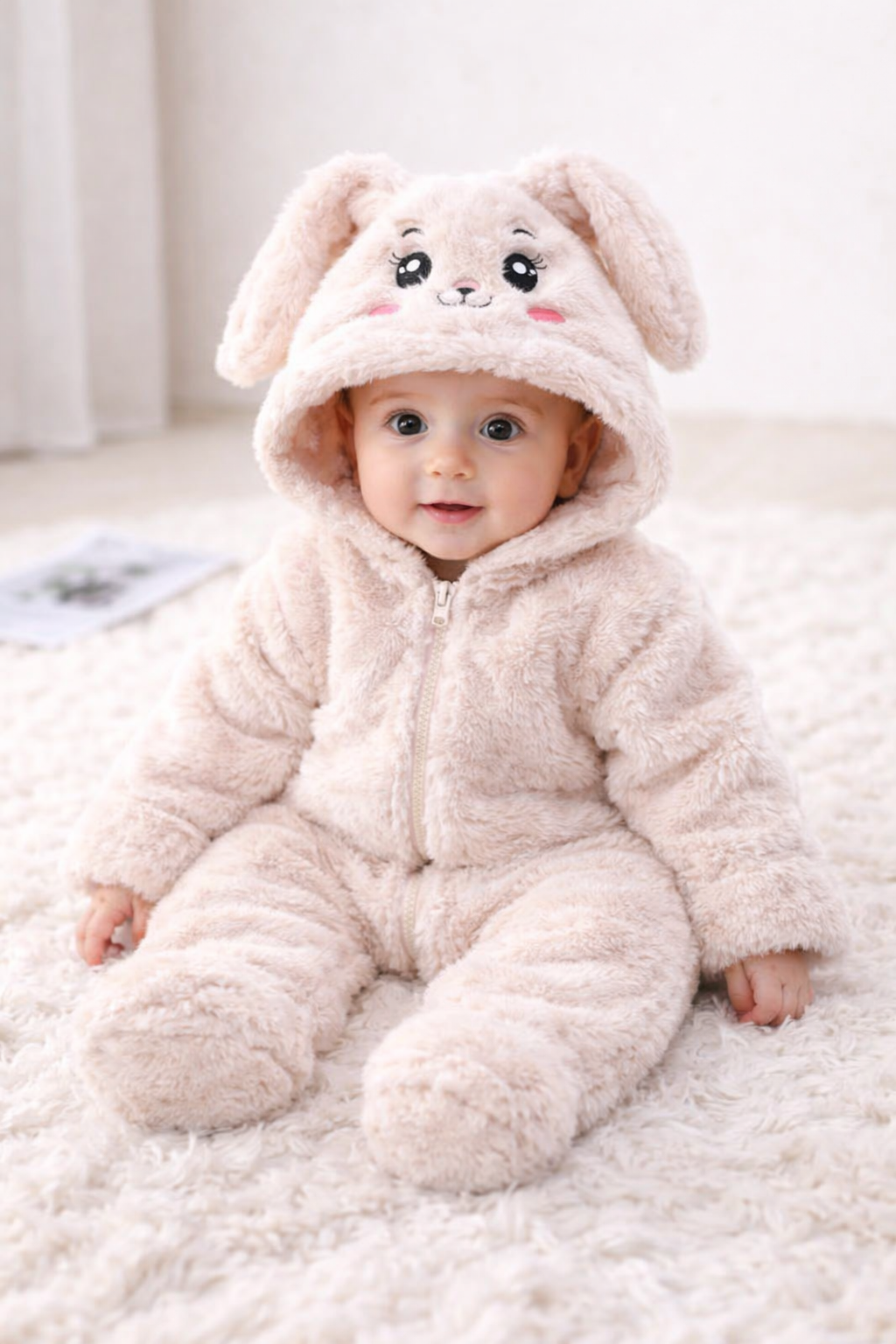 Tuta tutina peluche UNISEX con cappuccio animale  pile