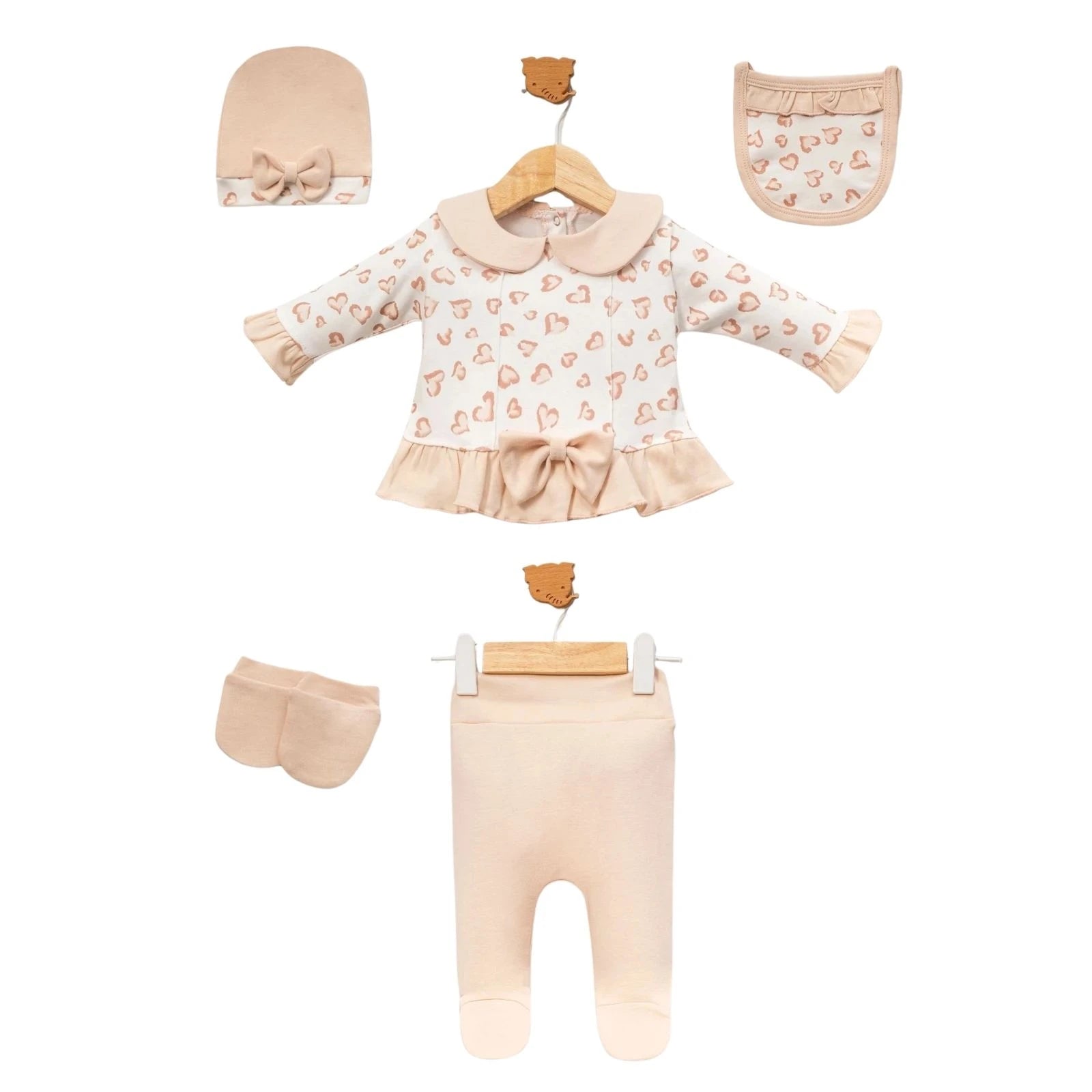 Completo Neonata Coordinato – Set Prima Nascita 100% cotone