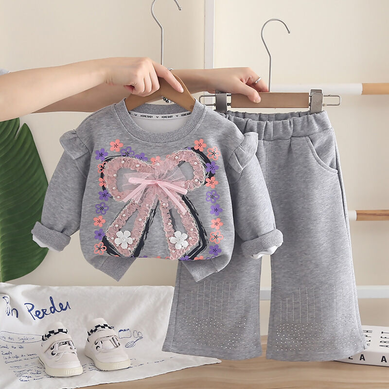 Tuta per bambina 2 pz vari colori Primavera/Estate