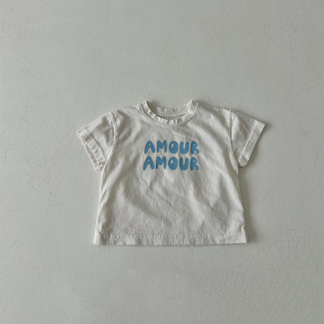 T-shirt Bambino/Bambina "Amour Amour" in Cotone