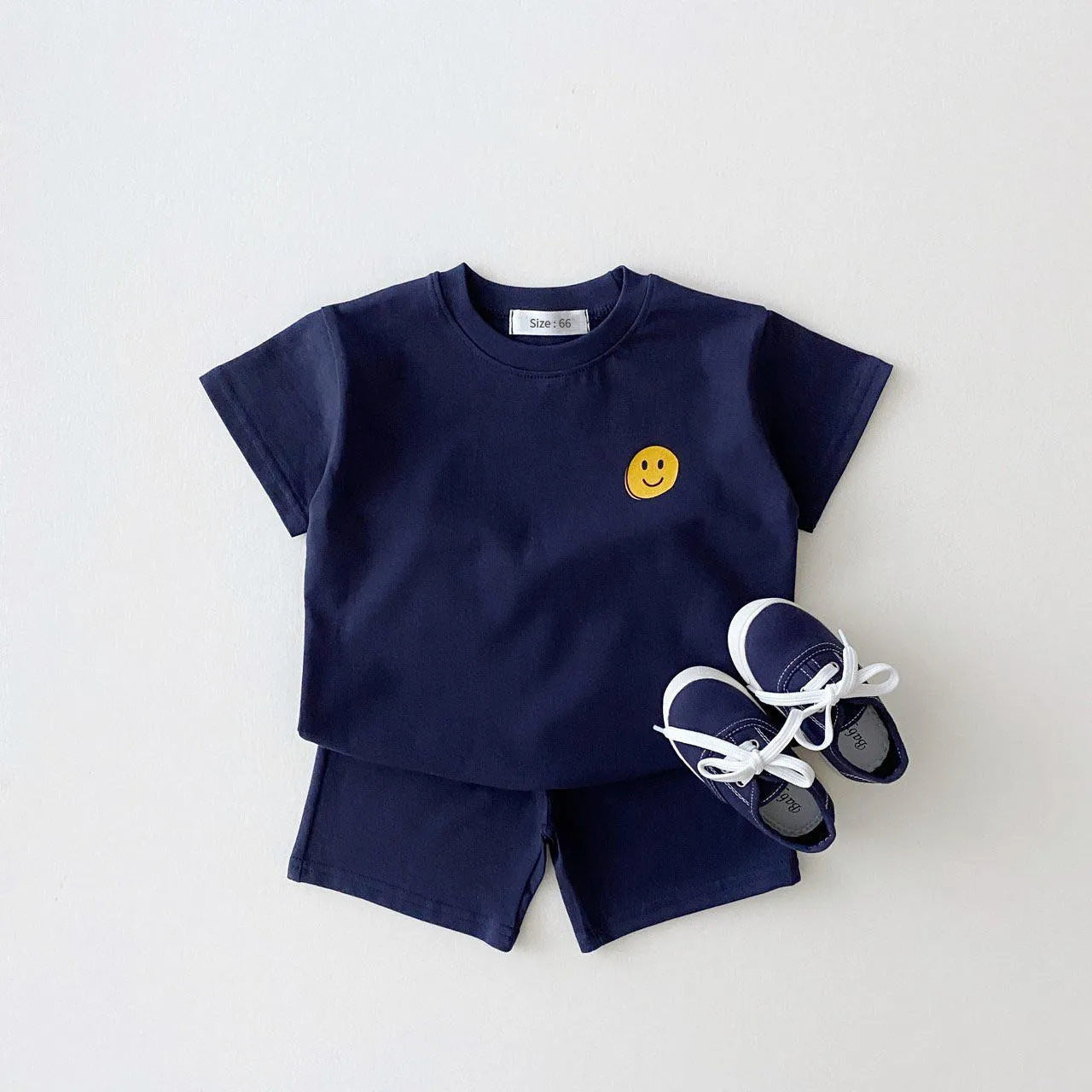 Coordinato estivo “Adore You” in cotone   2 pezzi