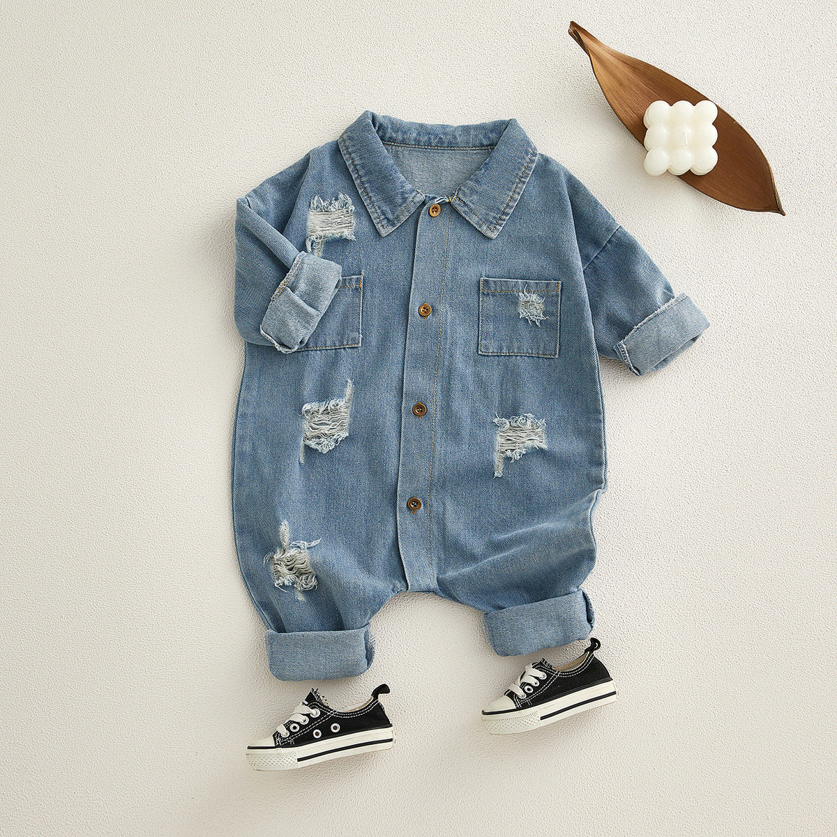 tutina in Jeans per Bambini - Stile Casual e Moderno
