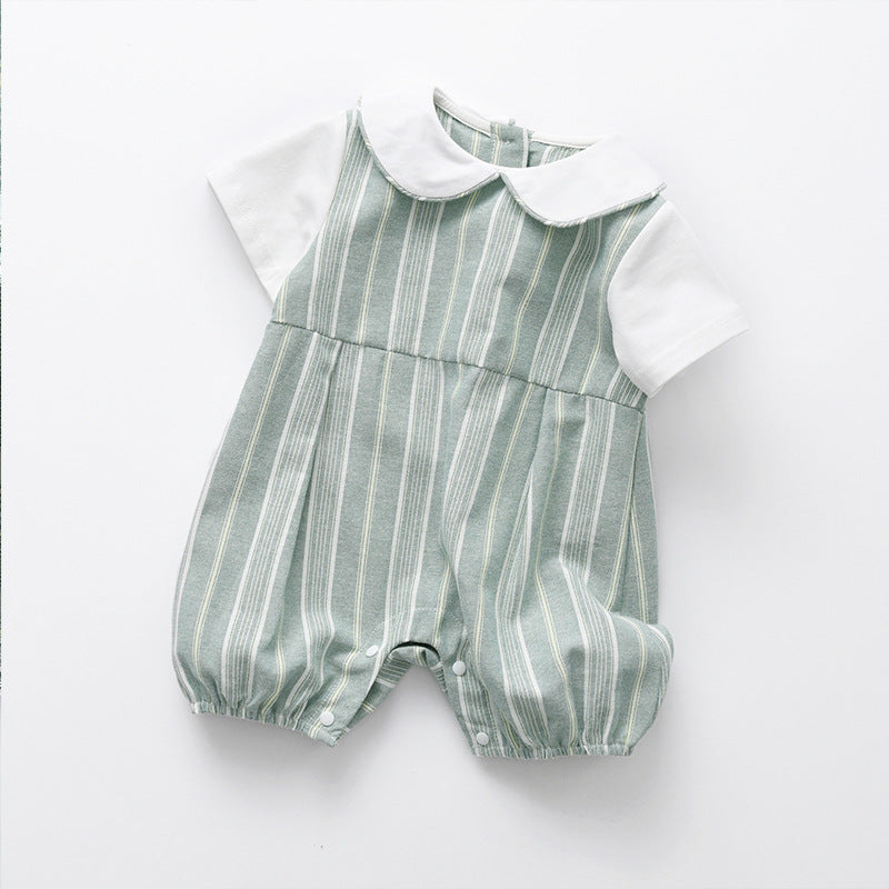 Pagliaccetto bimbo neonao verde pastello 100% cotone