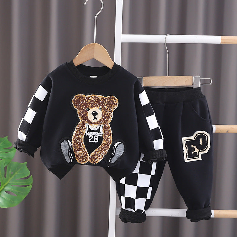 Completo Bimbo "Teddy Urban"  Felpa e Pantaloni Sportivi