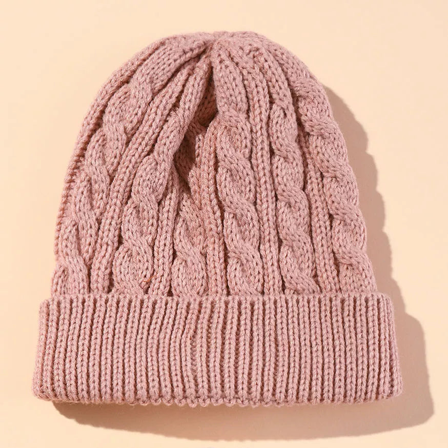 Cappellino Maglia Treccia – 100% Acrilico (6-24 mesi)