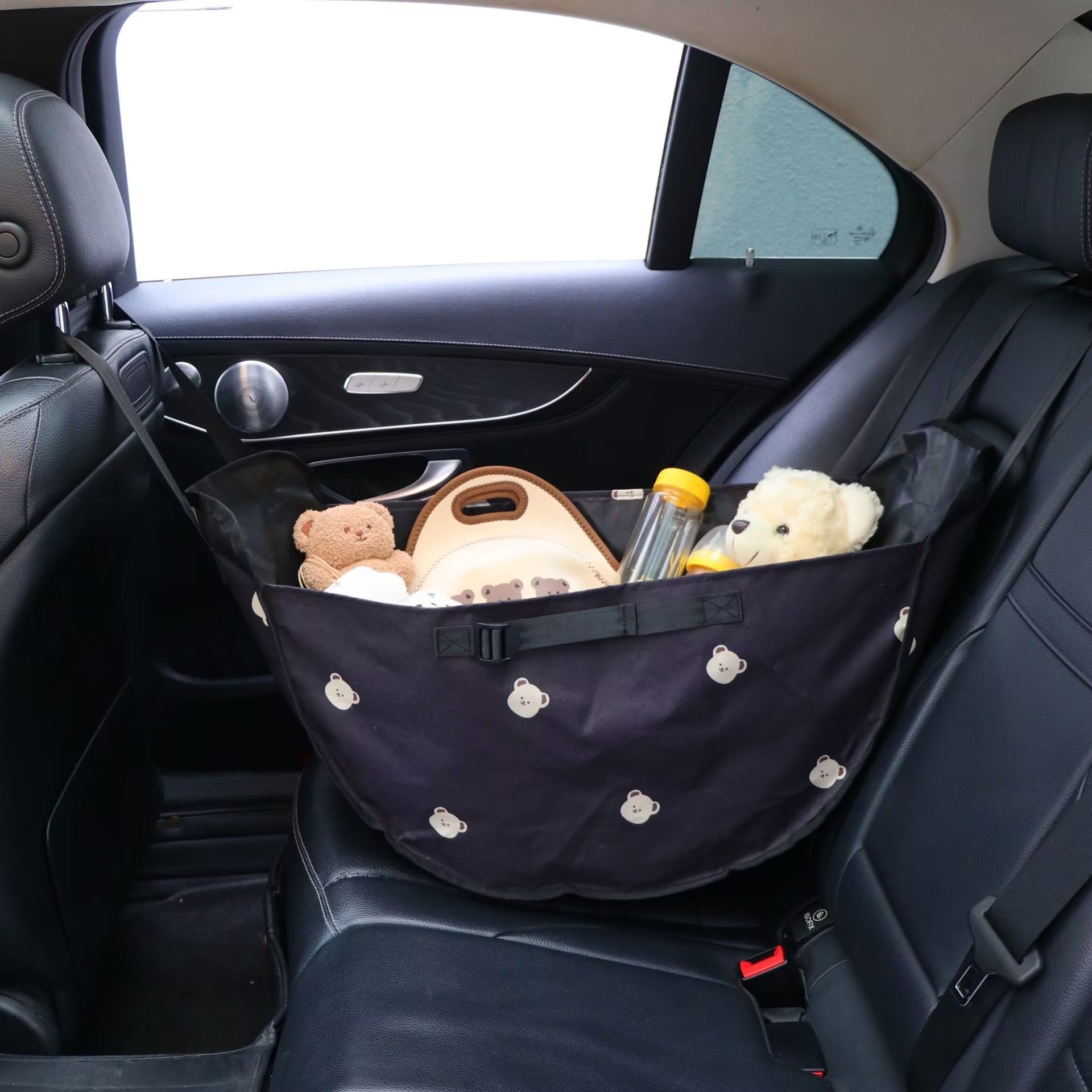 Organizer da Auto per Bambini  Contenitore Sedile Posteriore con Fantasia Orsetti