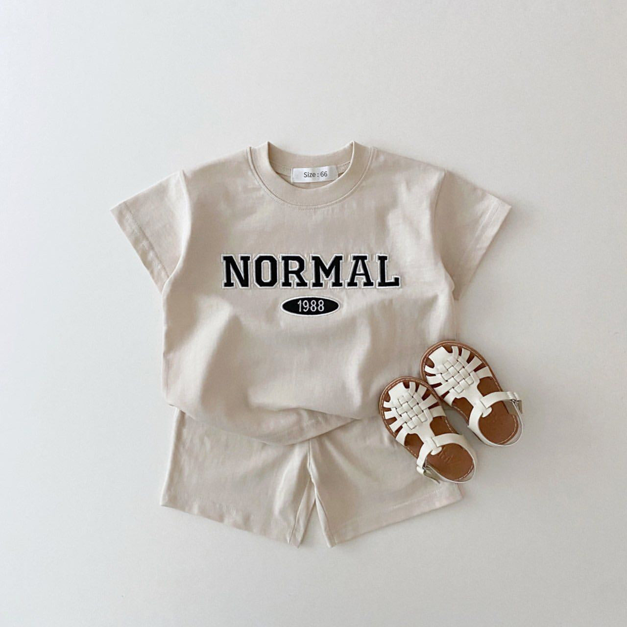 Completo Estivo Bambino  “NORMAL 1988”  T-shirt e Shorts