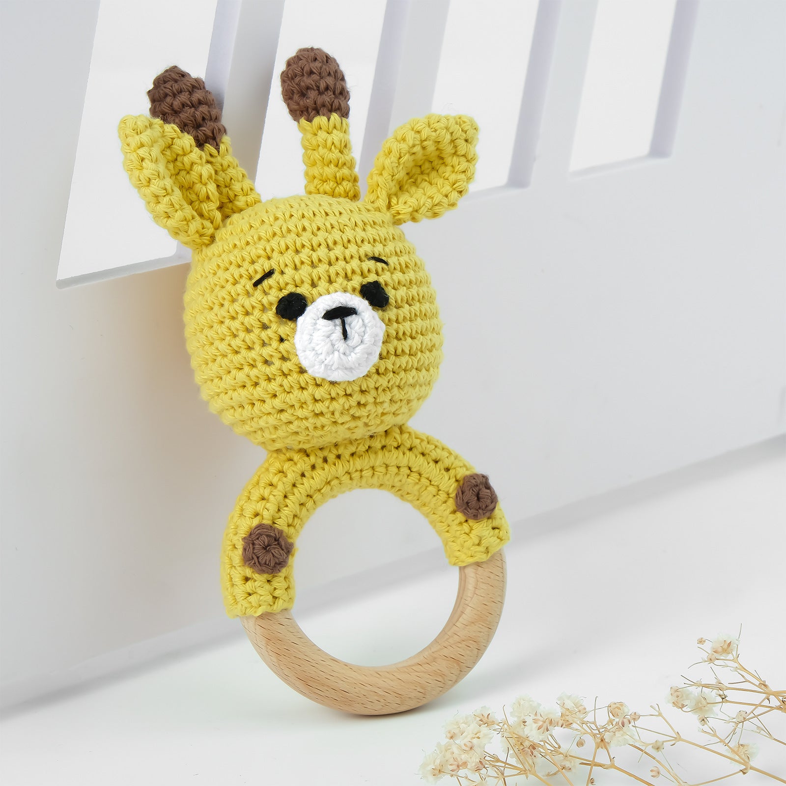 Sonaglio Neonato in Cotone Crochet fatti a mano