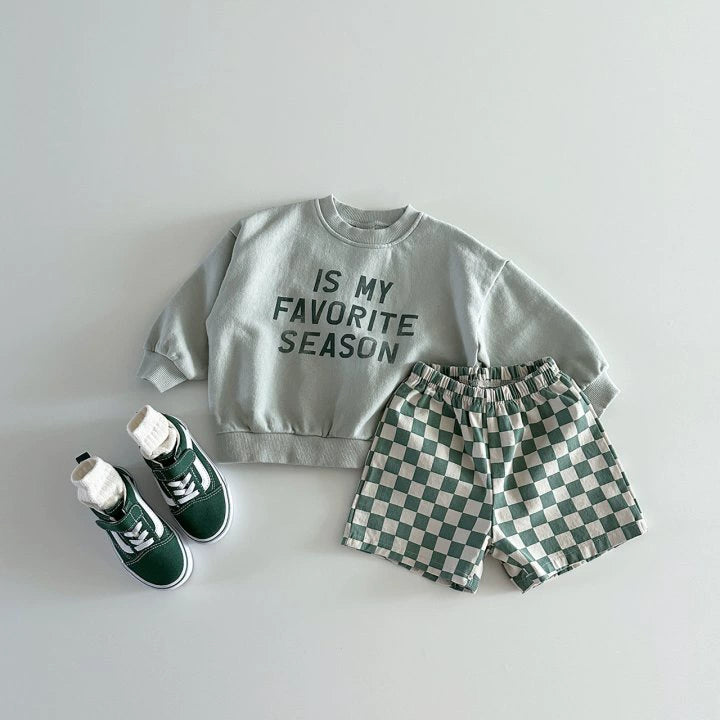 Felpa Bimbo/Bimba “IS MY FAVORITE SEASON” – Casual Look