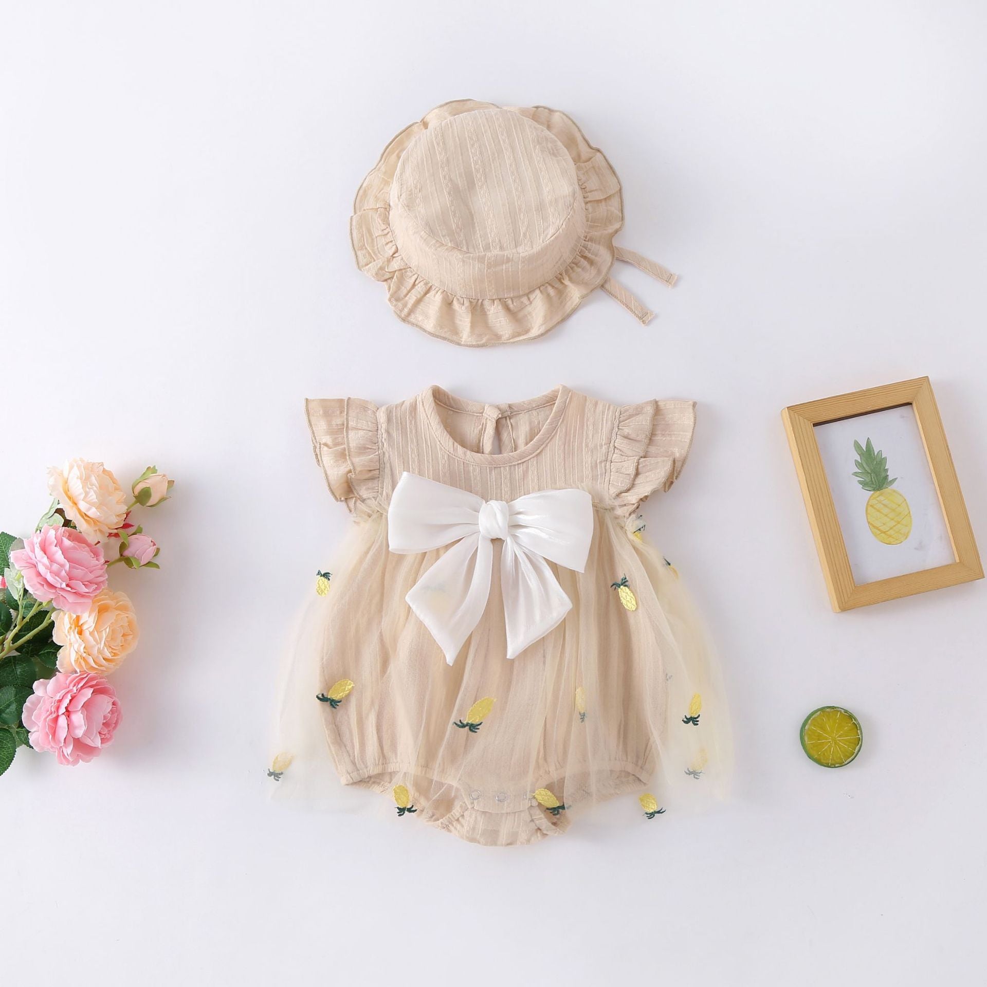 Completino Estivo Neonata "Sweet Pineapple"