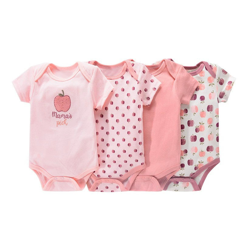 Set 5 Body Neonato in Cotone   Fantasie Colorate