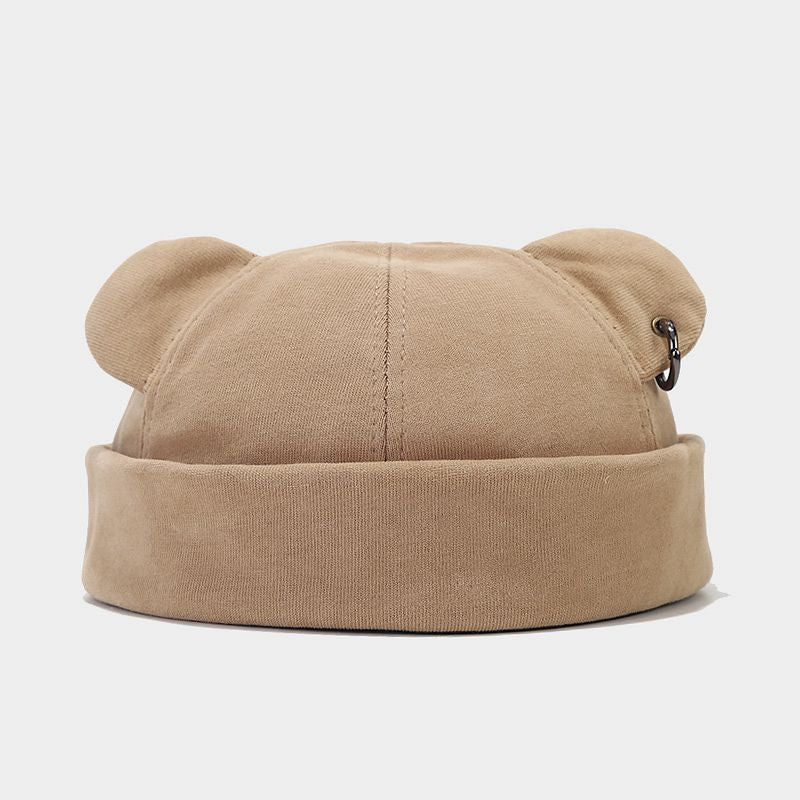 Cappellino Orsetto Baby   Berretto in Cotone con Orecchie