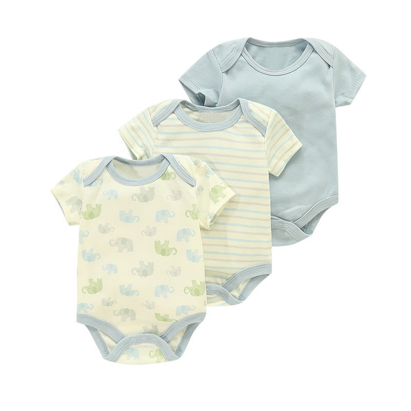 Set 3 Body Neonato in Cotone  Fantasie Tenui e Naturali