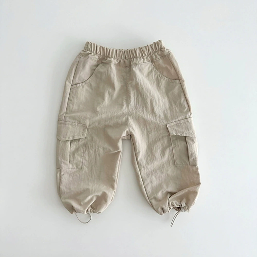 Pantaloni cargo leggeri in cotone