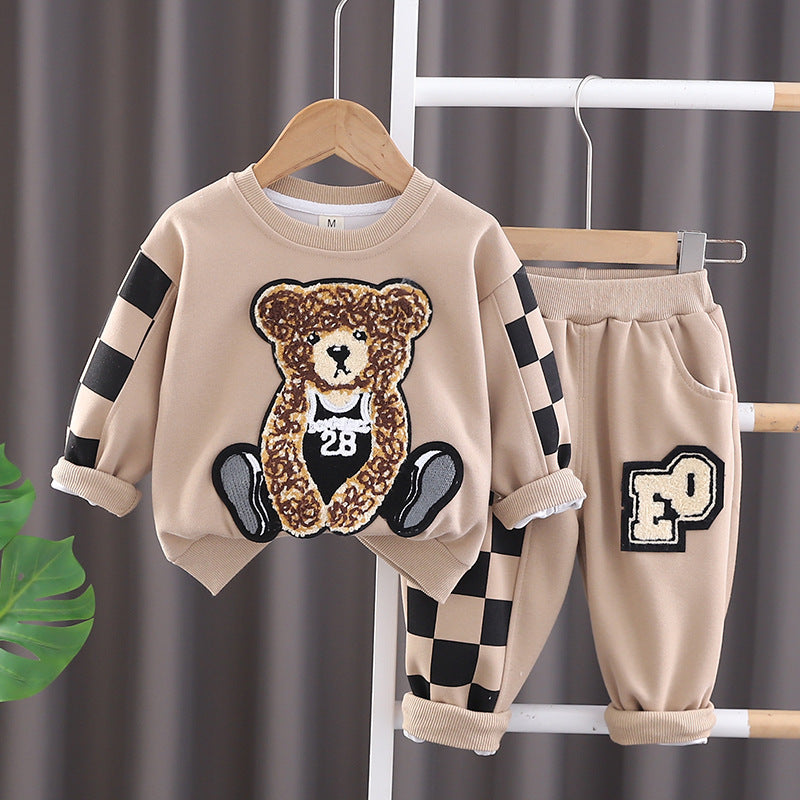 Completo Bimbo "Teddy Urban"  Felpa e Pantaloni Sportivi