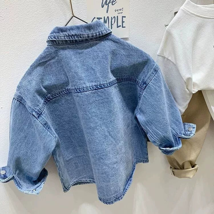 Camicia Denim Azzurro