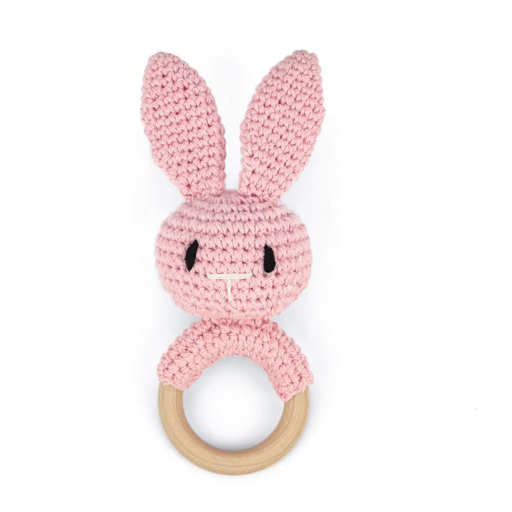 Sonaglio Neonato in Cotone Crochet fatti a mano