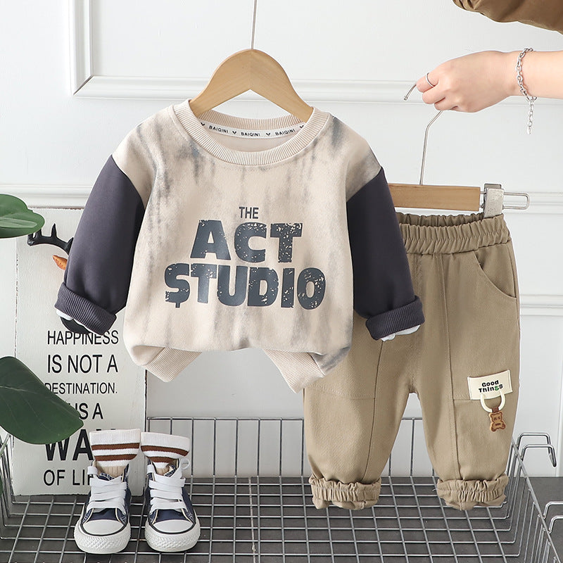 Completo Sportivo Bimbo "The Act Studio"   Felpa e Pantaloni