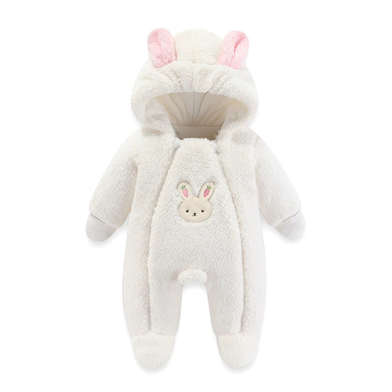 Tutina Invernale Animali con Cappuccio – Neonato Unisex