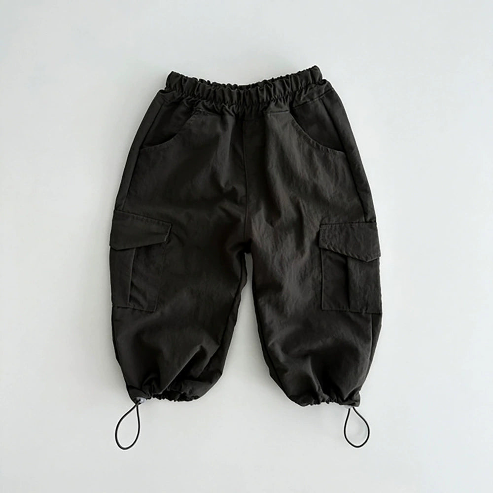 Pantaloni cargo leggeri in cotone