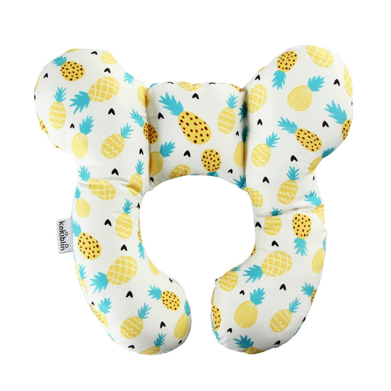 Cuscino Antiplagiocefalia Neonato Ananas  – Supporto Testa e Collo
