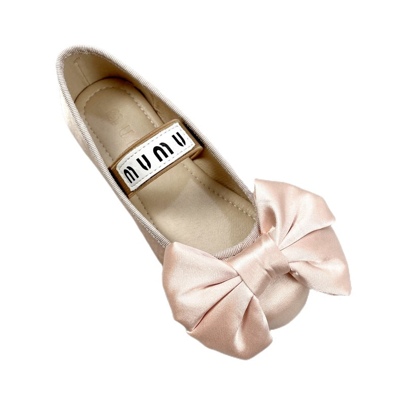 Ballerine Bambina con Fiocco in Raso