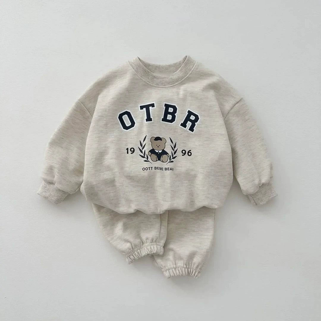 Tuta Bimbo/Bimba “OTBR” in Cotone   2 Pezzi Unisex