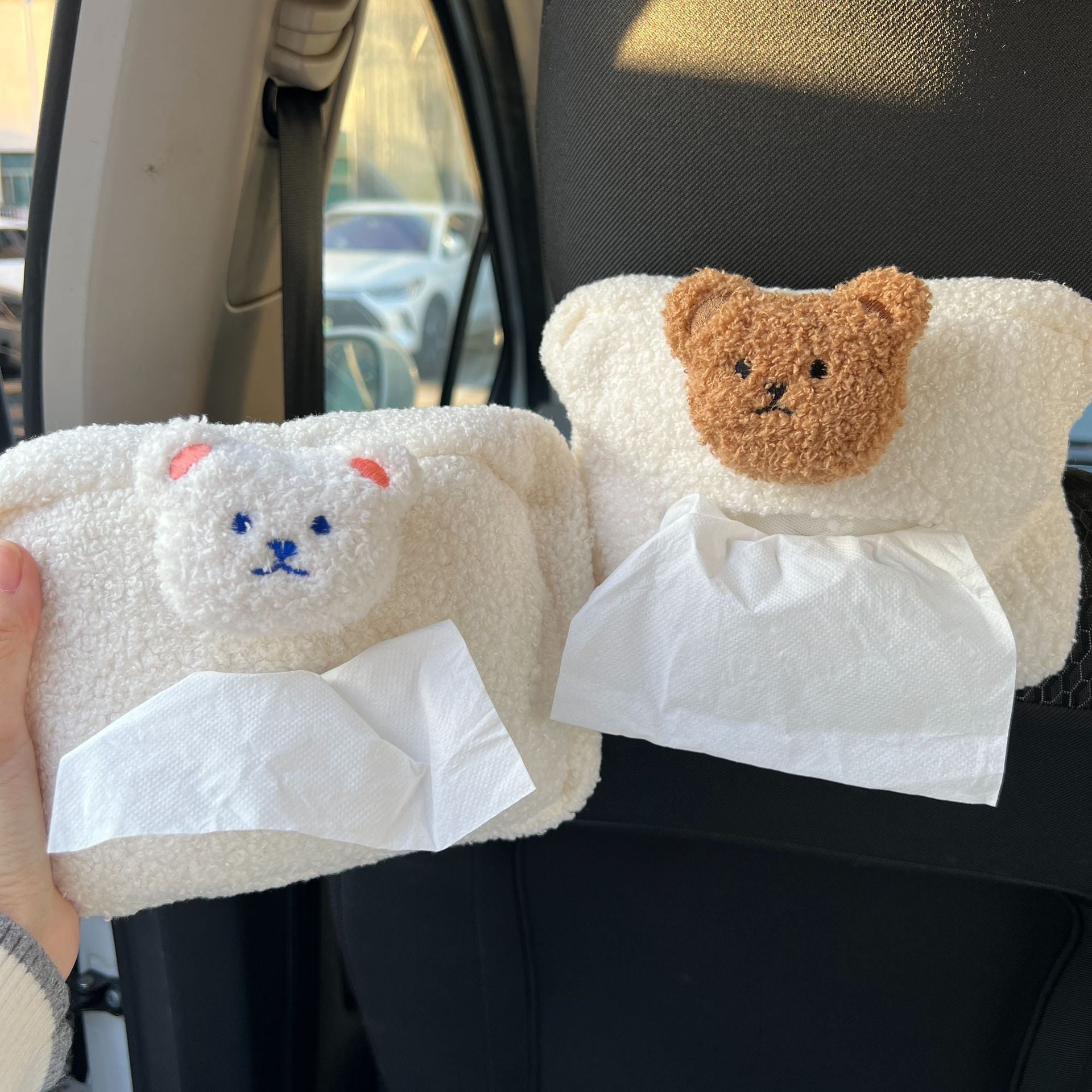 Dispenser Portasalviette in Peluche a Forma di Orsetto   Auto & Casa