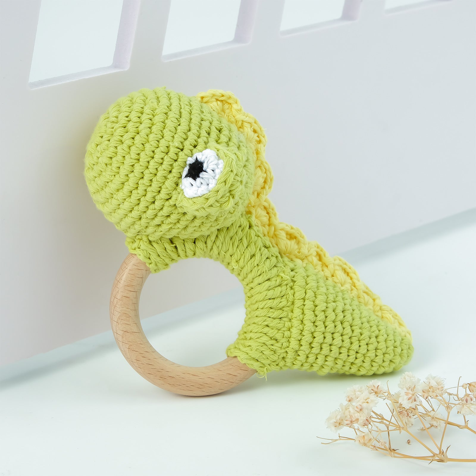 Sonaglio Neonato in Cotone Crochet fatti a mano