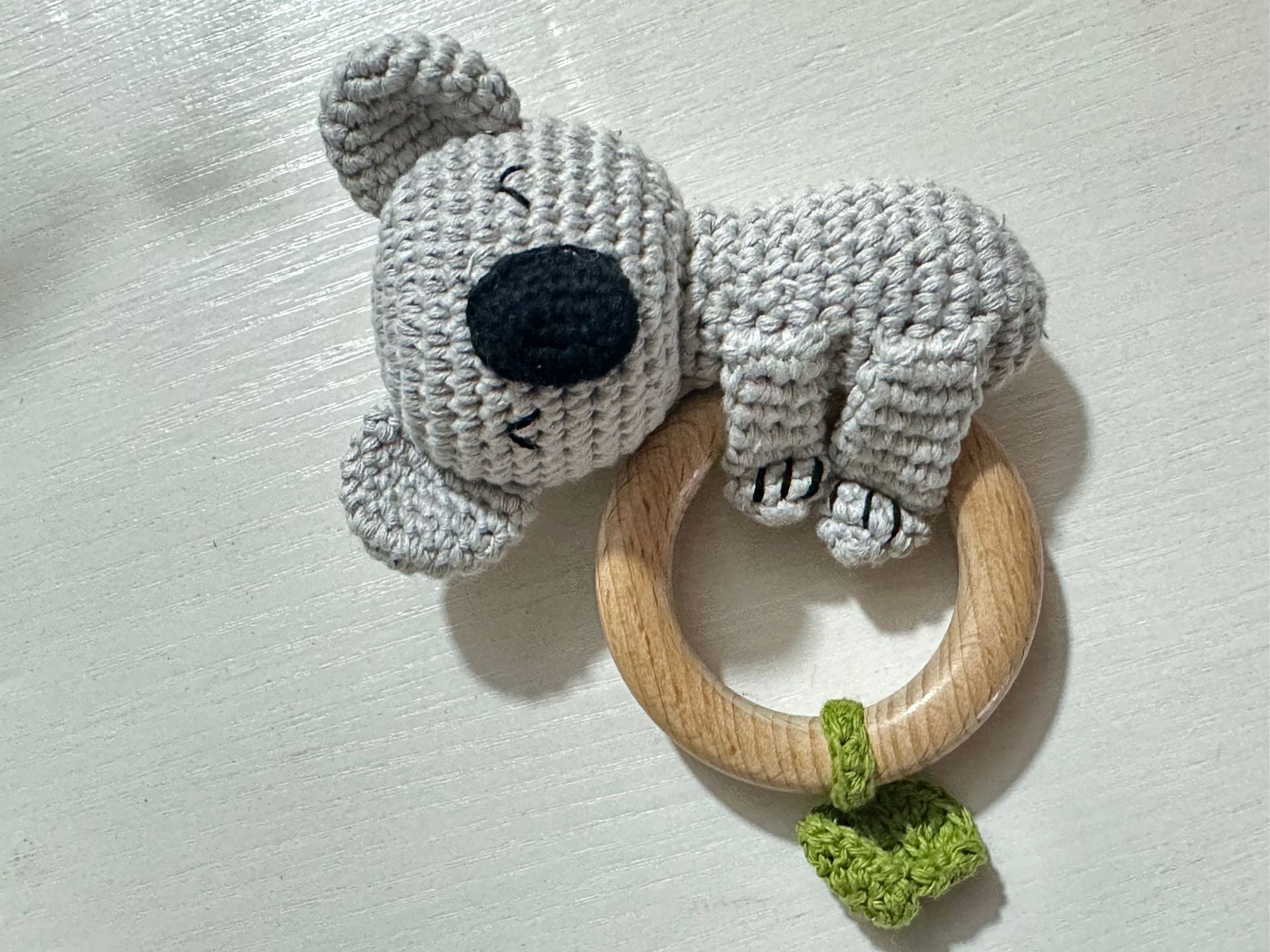 Sonaglio Neonato in Cotone Crochet fatti a mano