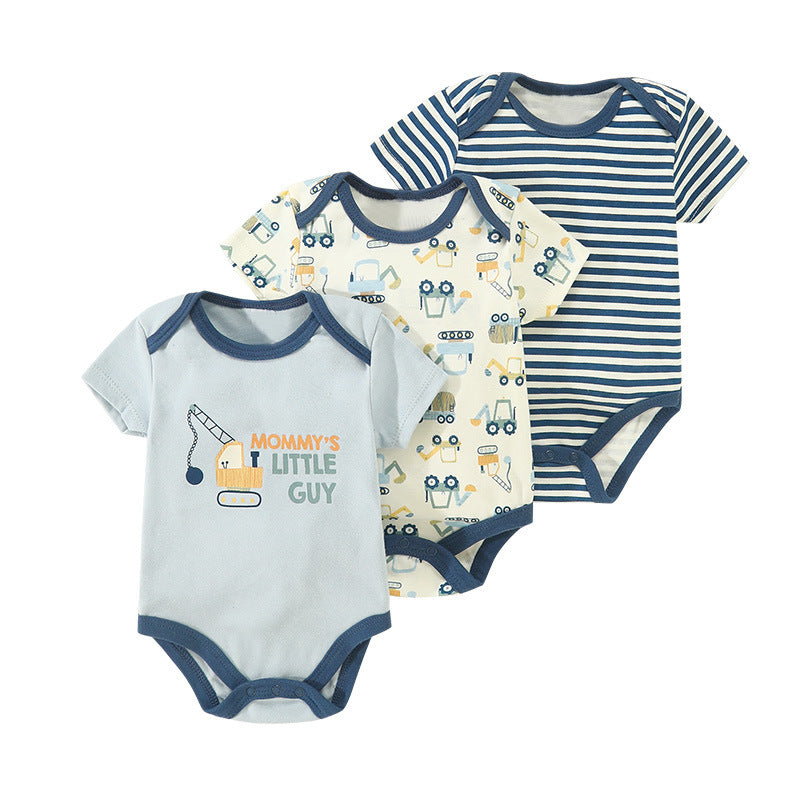 Set 3 Body Neonato in Cotone  Fantasie Tenui e Naturali