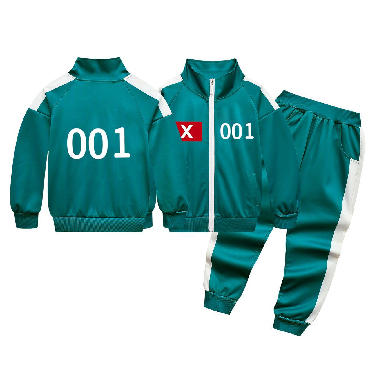 Tuta Verde Iconica "001" - Completa Squid